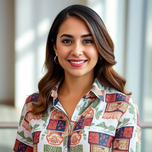 Foto de Ana Souza, Gerente de Vendas da Estilo Brasileiro Camisas.