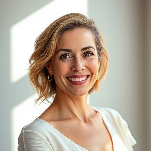 Foto de Maria Oliveira, Diretora de Criaäão da Estilo Brasileiro Camisas.